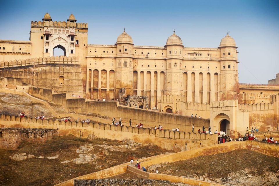 From Delhi: Private Jaipur & Amber Fort Guided Tour by Car - City Palace: spotting the mix of Rajput, Mughal, and European touches