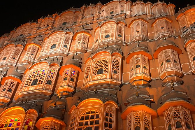 Guided Night Tour of Jaipur With Optional Street Food Tasting - Jal Mahal at Man Sagar Lake: why reflections matter