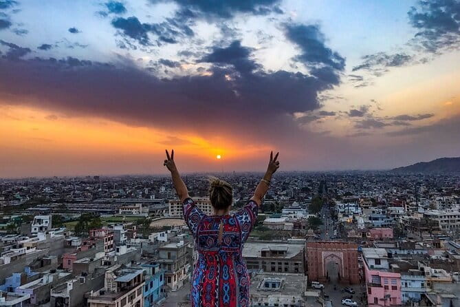 Jaipur Nahargarh Fort Sunset and Night City Tour - Open-Topped Vehicle: Better Night Photos, Less Hassle