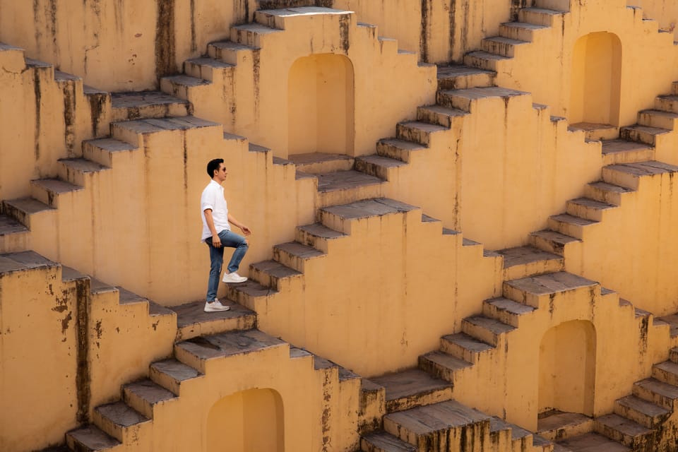Jaipur: Private Customised City Tour - Off-the-beaten-path stops: stepwells, hand printing, and haveli culture