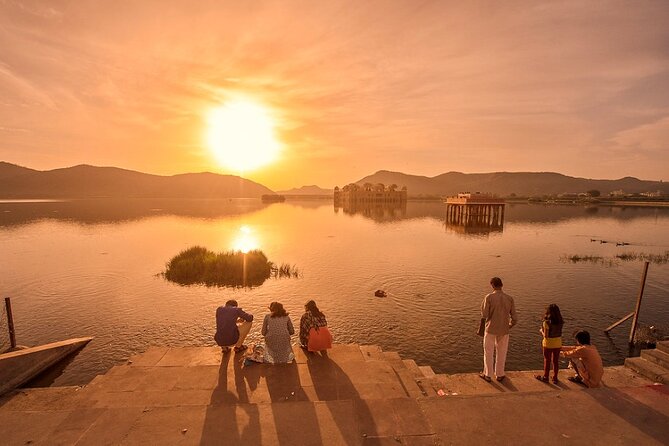 Jaipur Sunrise Tour with Morning Flower Market Walk - Jal Mahal sunrise: the Water Palace in early light