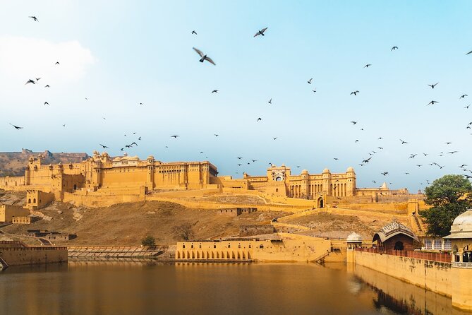 Private Guided Half Day Tour Jaipur - Stop 4: Jal Mahal Photo Stop Over Man Sagar Lake