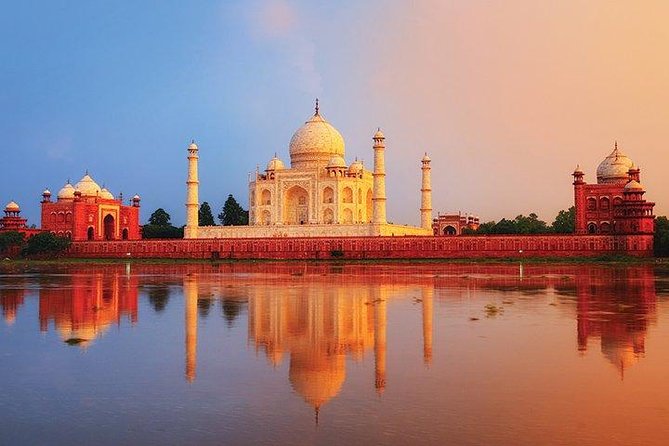 Taj Mahal at Sunrise and Agra Day Tour from Jaipur - Agra Fort with a guide: red sandstone and Mughal stories